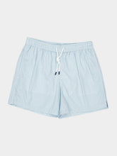 Fedeli Light Cyan Blue Madeira Sakar Swim Trunks
