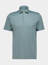 Fedeli Olive Green Zero Giza Cotton Polo