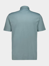 Fedeli Olive Green Zero Giza Cotton Polo