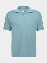 Fedeli Light Cyan Peter Terry Cotton Polo