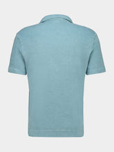 Fedeli Light Cyan Peter Terry Cotton Polo