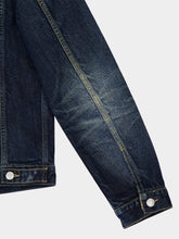 Alexander McQueen Denim Trucker Jacket in Washed Blue