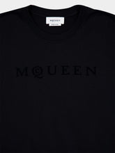 Alexander McQueen Black Logo Cotton Sweatshirt