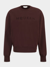 Alexander McQueen Madder Tonal McQueen Logo Sweatshirt