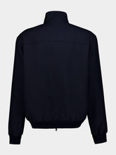 Gucci Blue Wool Blend Bomber Jacket