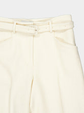 Gabriela Hearst Ivory Silk and Virgin Wool Norman Tailored Trousers