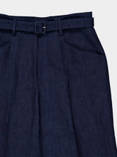 Gabriela Hearst Blue Denim Norman Wide-Leg Cotton Trousers