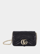 Gucci Black GG Marmont Mini Leather Shoulder Bag