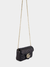 Gucci Black GG Marmont Mini Leather Shoulder Bag