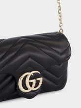 Gucci Black GG Marmont Mini Leather Shoulder Bag