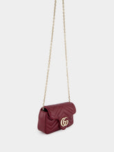 Gucci Rosso Ancora GG Marmont Mini Leather Shoulder Bag