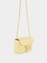 Gucci Light Yellow GG Marmont Mini Shoulder Bag