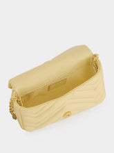 Gucci Light Yellow GG Marmont Mini Shoulder Bag