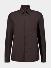 Chocolate Shirt with Horsebit Detail | HP - Fashion Clinic