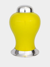 Leitão & Irmão Small Yellow Porcelain Pot