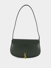 Saint Laurent Mini Voltaire Shoulder Bag in Vert Fonce
