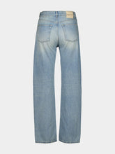 Alexander McQueen Washed Blue Straight-Leg Denim Jeans
