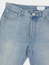 Alexander McQueen Washed Blue Straight-Leg Denim Jeans