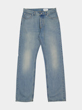 Alexander McQueen Washed Blue Straight-Leg Denim Jeans