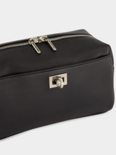 Balenciaga Black Leather Rodeo Toiletry Pouch