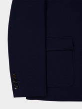 Gucci Dark Blue Cotton Jersey Blazer