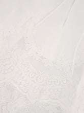 Zimmermann Ivory Lace Trim Shirred Blouse