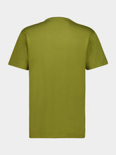 McQueen Olive Flocked Logo T-Shirt