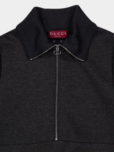 Gucci Dark Grey Mini Zip Dress