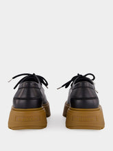 McQueen Black Rover Leather Lug Sole Shoes