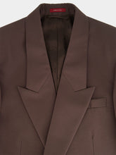 Gucci Dark Brown Double-Breasted Panama Jacket
