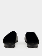 Gucci Black Leather Horsebit Mules