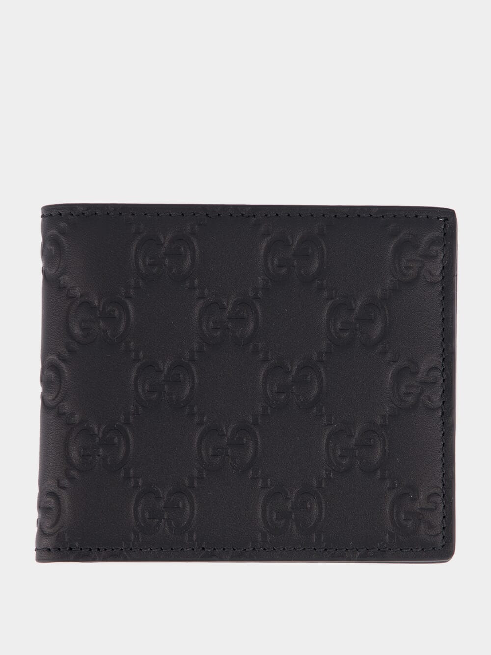 GG emblem bi fold wallet — Black/black — foto 1