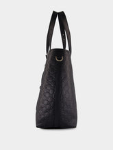 Gucci Black Leather GG Tote Bag