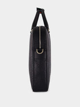 Gucci Black GG Leather Large Briefcase