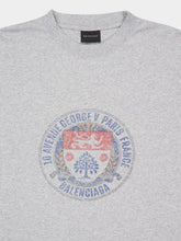 Balenciaga Grey Standard Fit Cotton T-Shirt