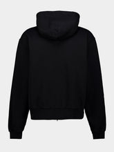 Balenciaga Black The Door Zip-Up Hooded Sweatshirt