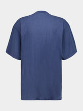 Balenciaga Blue Twisted Cotton T-Shirt