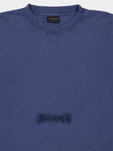 Balenciaga Blue Twisted Cotton T-Shirt