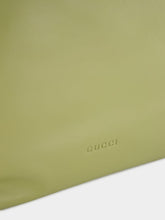 Gucci Sage Green Leather Large Tote Bag