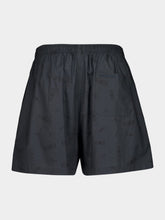 Balenciaga Dark Grey Cotton Pyjama Shorts