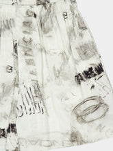 Balenciaga Graphite Pyjama Shorts in Viscose