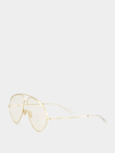 Gucci Gold Aviator Optical Sunglasses