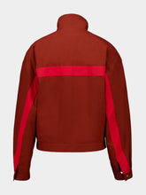 Saint Laurent Cognac Cotton Stand-Collar Jacket