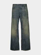Balenciaga Relaxed Fit Blue Denim Jeans