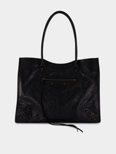 Balenciaga Le City Medium Tote Bag in Black Lambskin