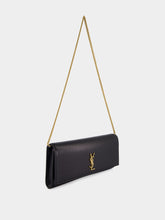 Saint Laurent Kate Clutch in Grain de Poudre Leather