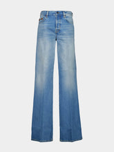 Gucci Light Blue Flared Denim Trousers