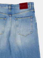Gucci Light Blue Flared Denim Trousers