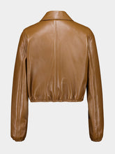 Gucci Honey Biscuit Bomber Jacket in Nappa