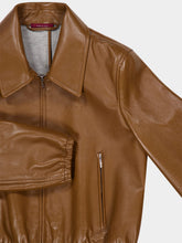 Gucci Honey Biscuit Bomber Jacket in Nappa